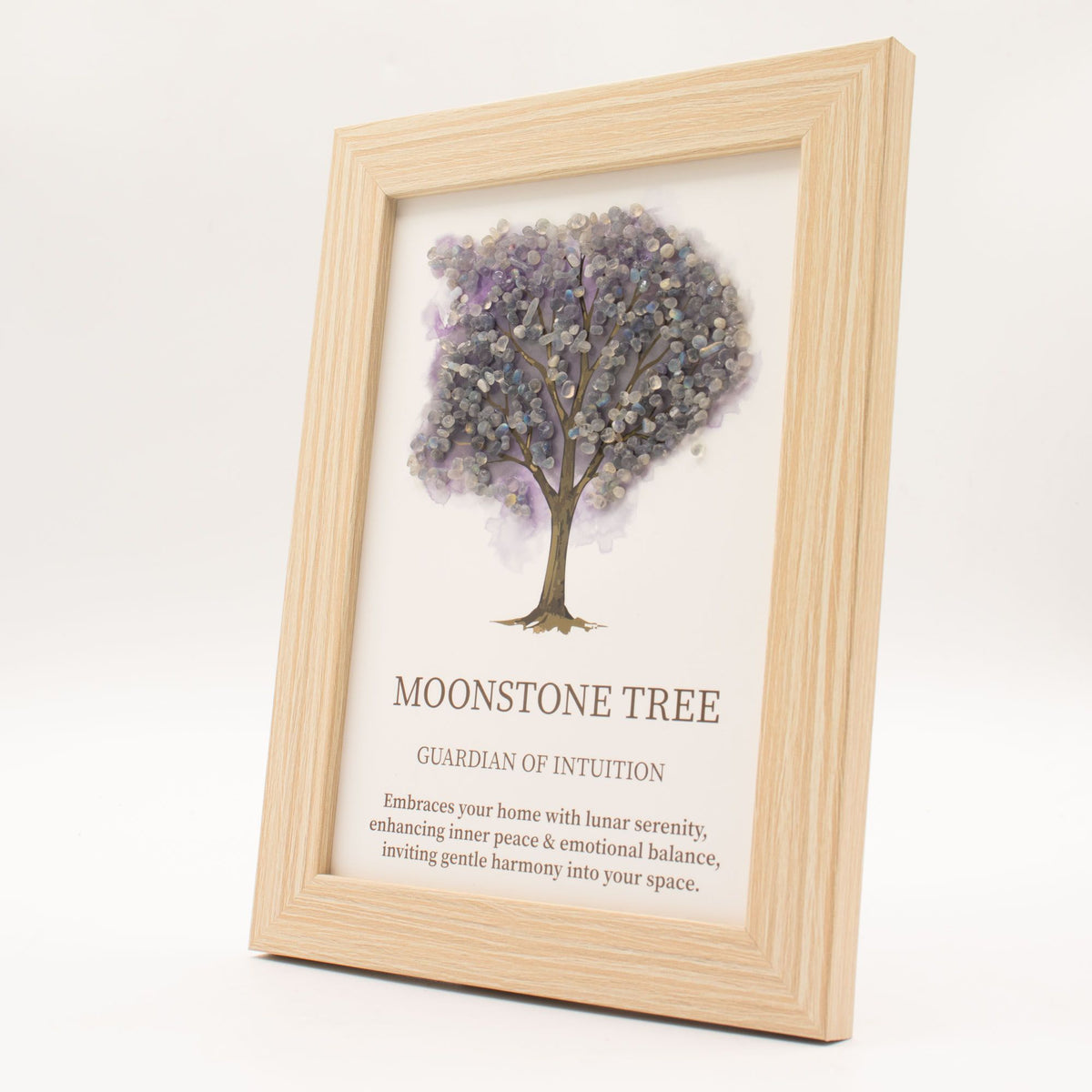 Gemstone Picture - Tree of Life - Moonstone (20x14.7x1cm) product image