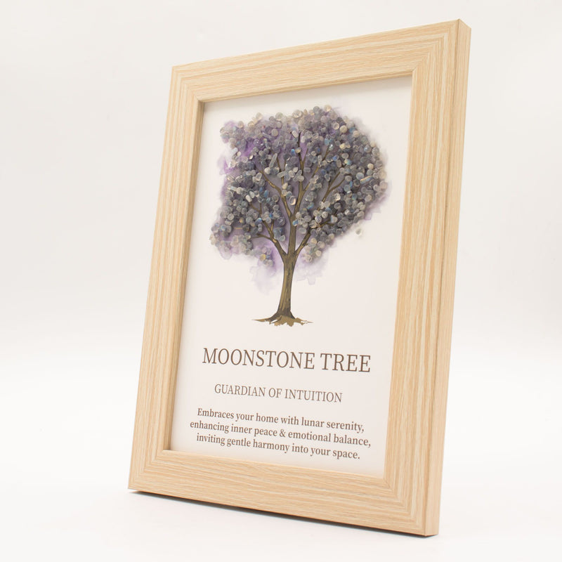 Gemstone Picture - Tree of Life - Moonstone (20x14.7x1cm) product image