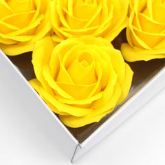 Craft Soap Flowers - Lrg Rose - Yellow product image 2