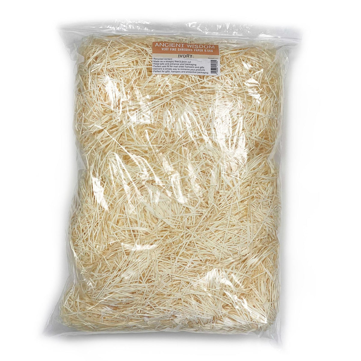 Very Fine Shredded paper - Ivory (0.5KG) product image 2