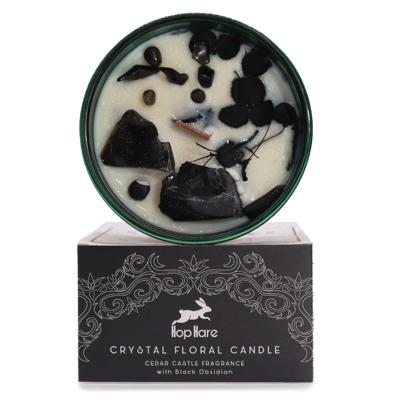 Hop Hare Crystal Magic Flower Candle - The Knight of Swords product image
