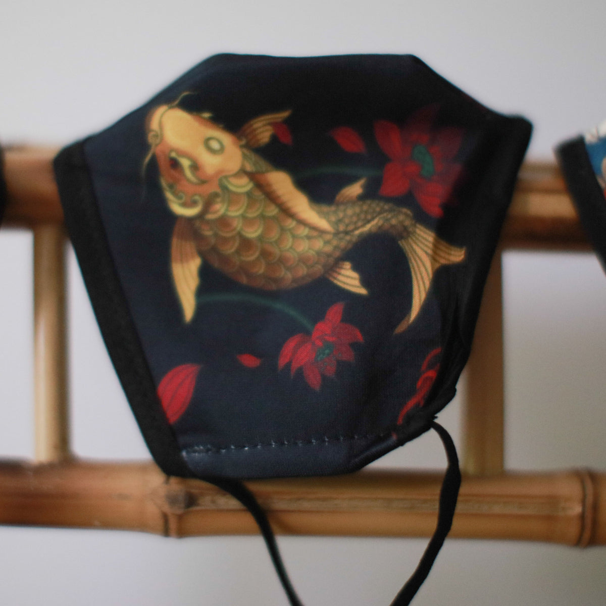 Reusable Fashion Face Mask - Golden Fish (Adult) - product image 3