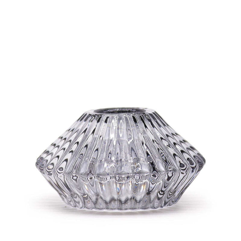 Flower Flip Dinner Candle / Tealight Holder - Midnight Grey product image