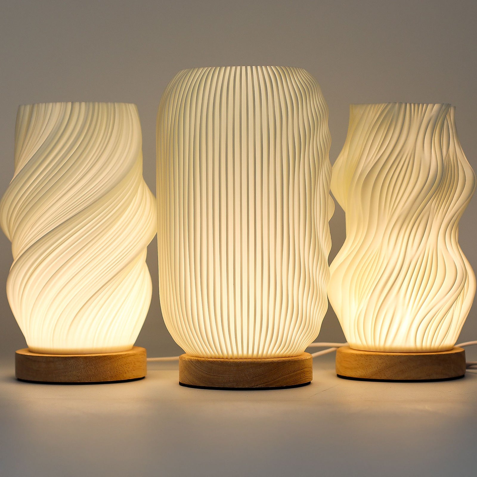 New Wave Lamp - USB - 3 settings - Cloud Twisted product image