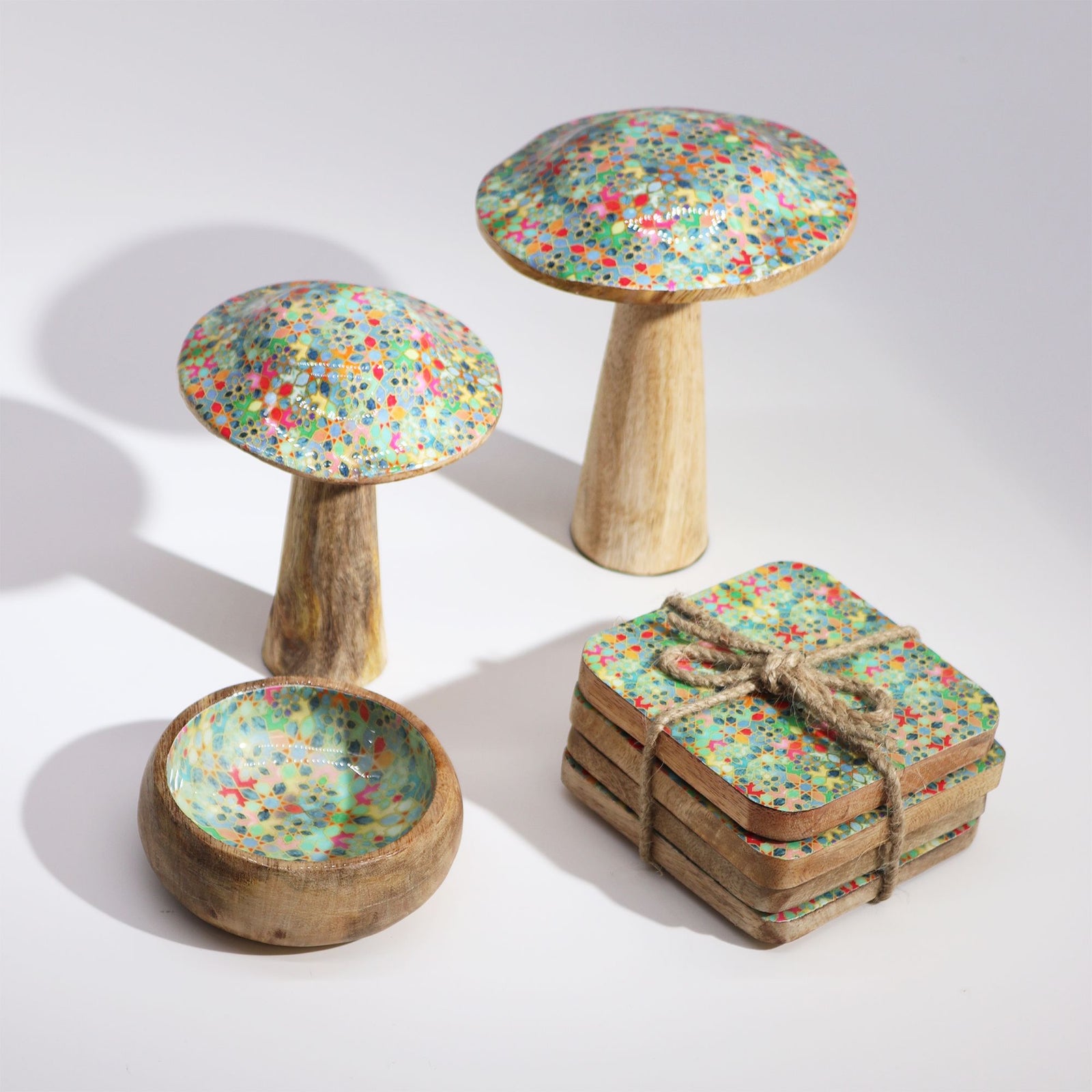 Med Wooden Mushroom - Mediterranean Tile Pattern product image
