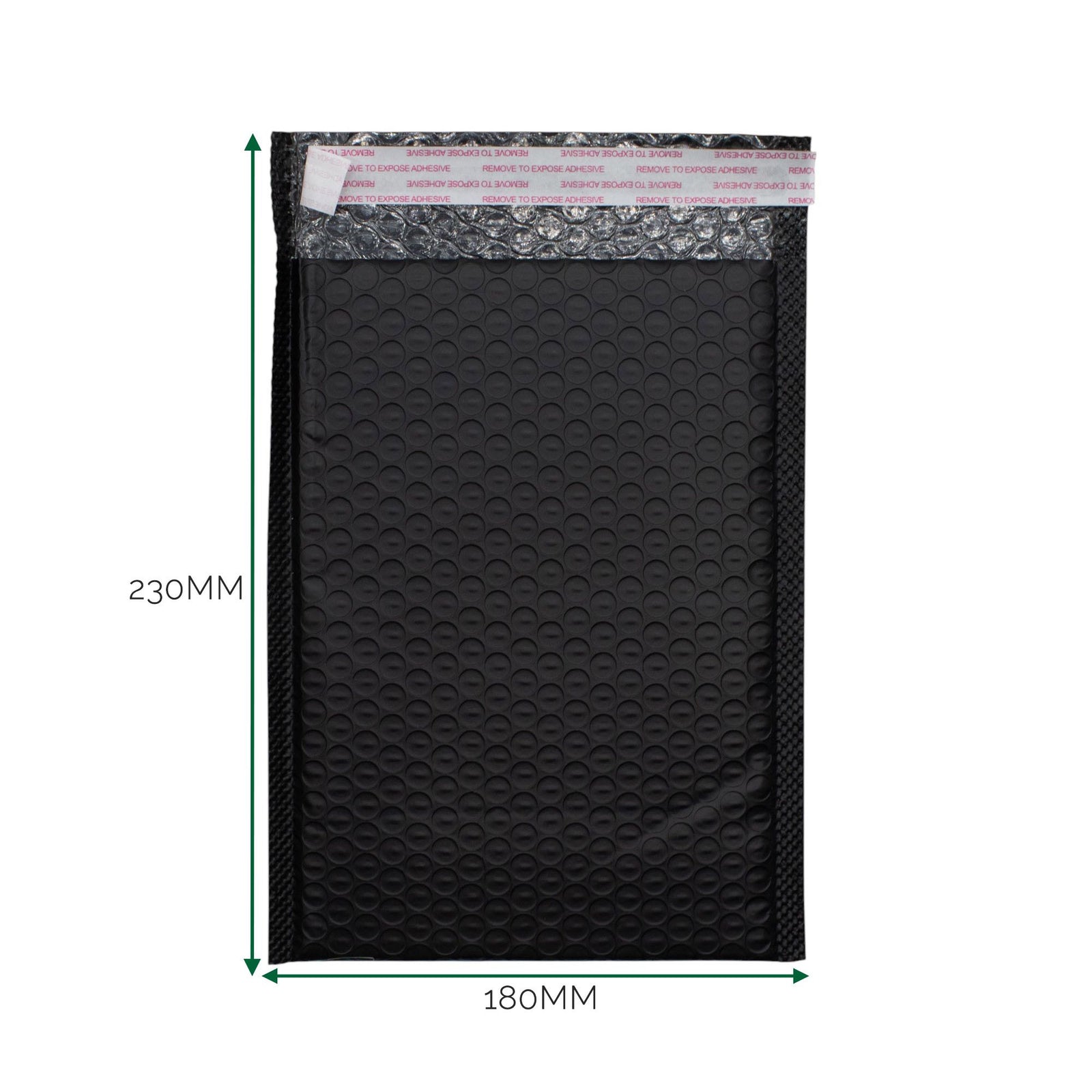 Black Poly Bubble Envelope (180x230+40mm) product image
