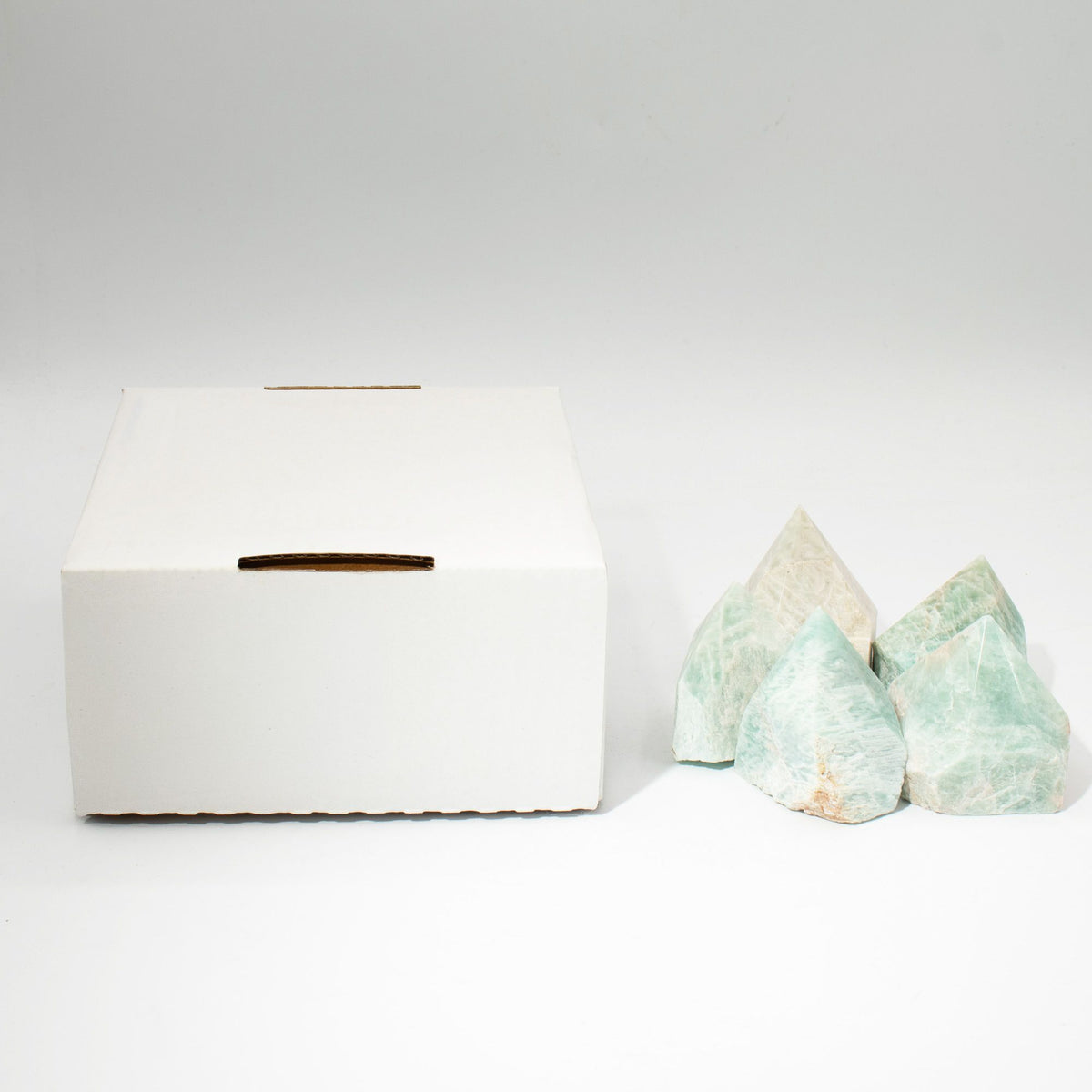 Gemstone Top Polished Points - Indian Amazonite (approx 5-6 pieces) product image 5