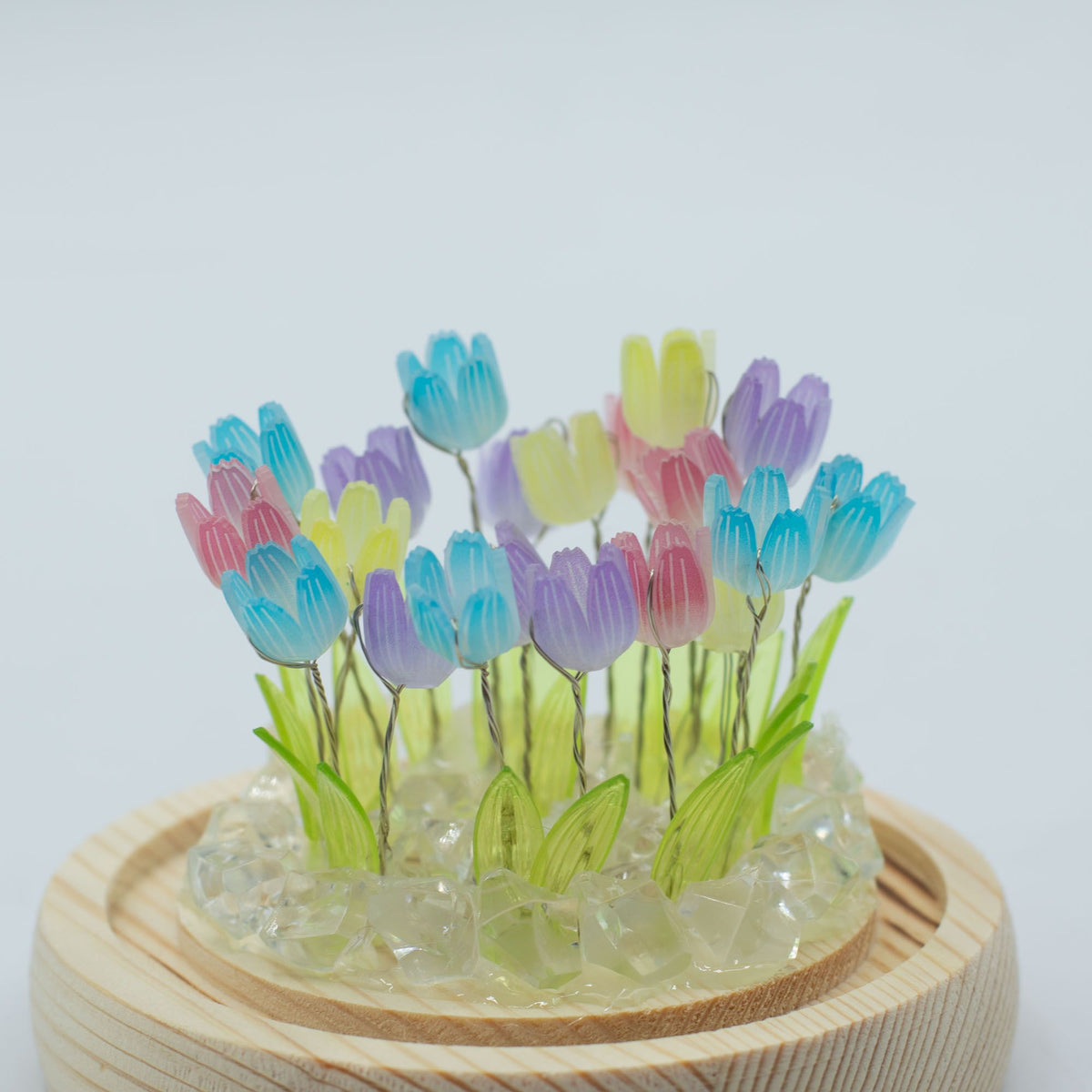 Floral Glow Garden Dome - 20 Multi Tulips - LED USB product image 4