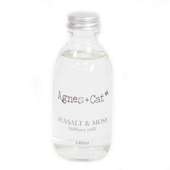Agnes + Cat Reed Diffuser Refill - Seasalt and Moss 150ml product image 4
