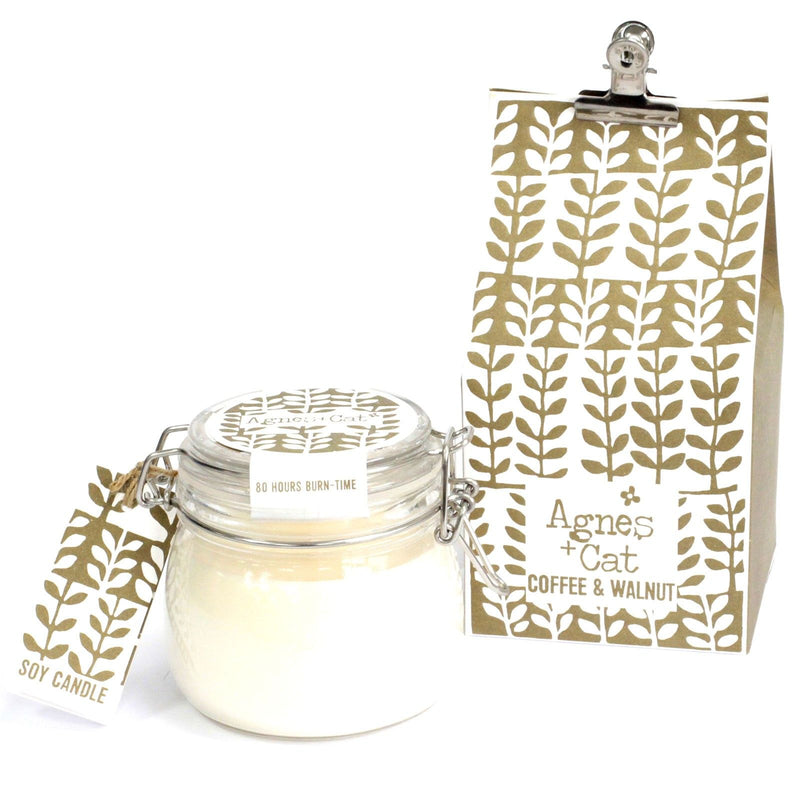Agnes + Cat Kilner Jar Candle - Coffee and Walnut product image