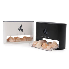 White Blaze Aroma Diffuser - Himalayan Salt Chamber - USB-C - Flame Effect (Salt included) product image 6