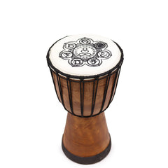 Chakra Wide Top Djembe Drum - 17cm product image 3