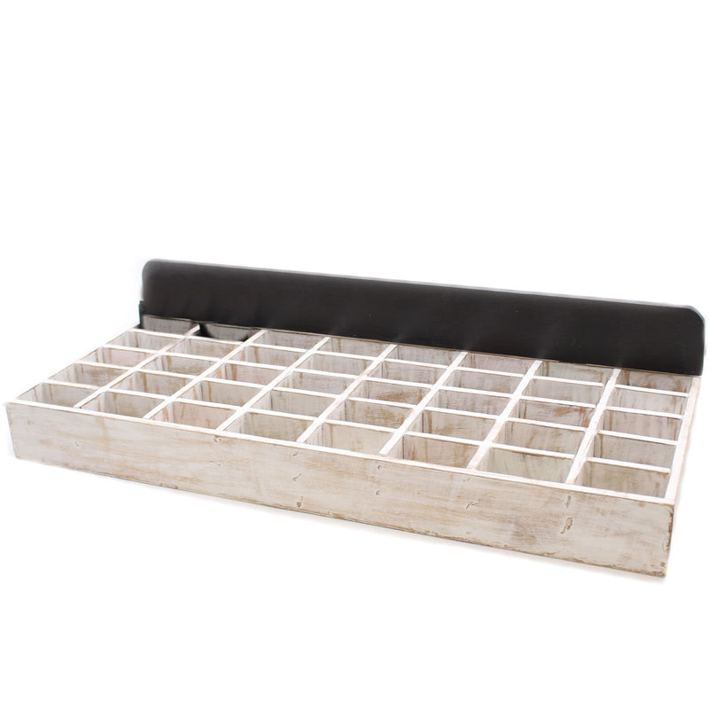 Wooden Compartment Tray – 40 Sections product image