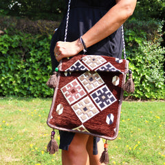 Chocolate Kilim Messenger Festival Bag product image 2