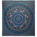 Double Cotton Bedspread + Wall Hanging - Classic Mandala - Turquoise product image