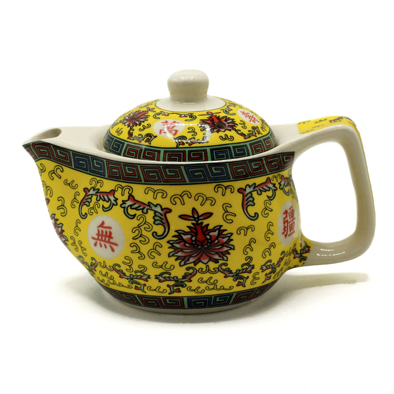 Small Herbal Teapot - Long Life Oriental Design product image