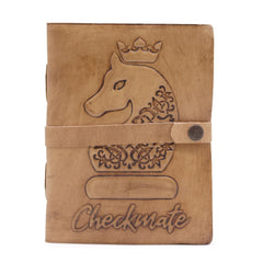 Checkmate Book - Light Tan - 200 pages decle-edged - 20x15cm product image 4