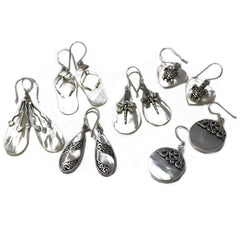 Shell & Silver Earrings - Teardrop- MOP product image 2