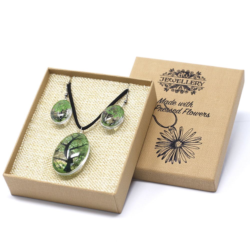 Pressed Flowers - Tree of Life set - Green product image