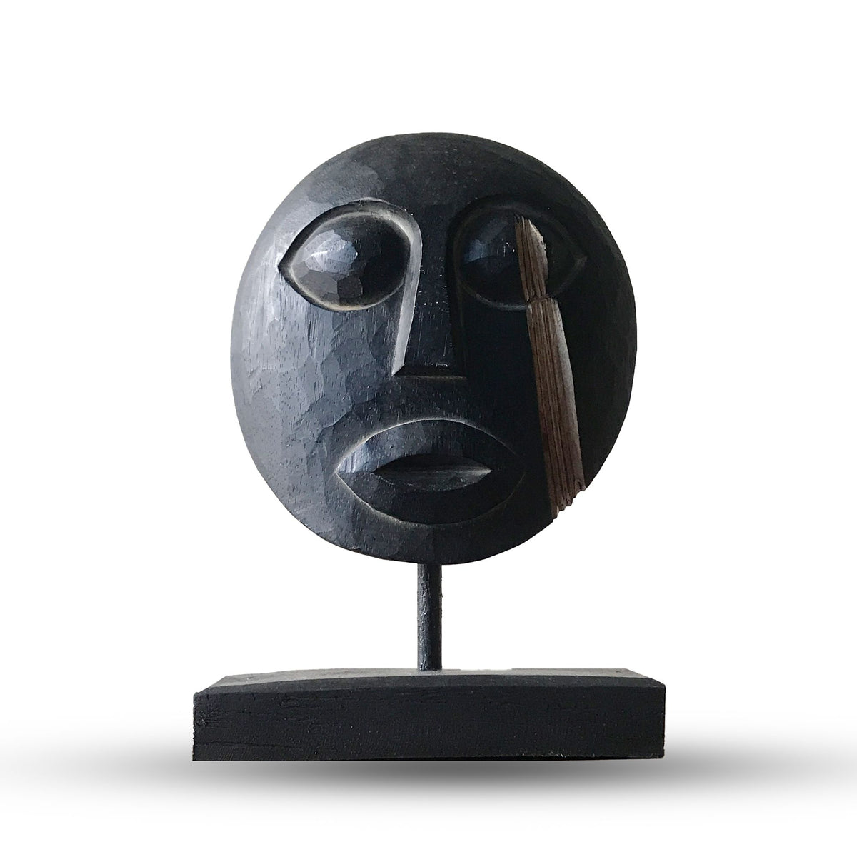 Timor Tribal Decorative Mask - Black 27x20cm product image 2