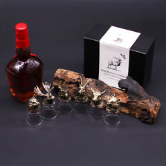 Gift Set of 6 Shot Glasses (50ml) - Wild Forest Creatures - Antique Bronze product image 7