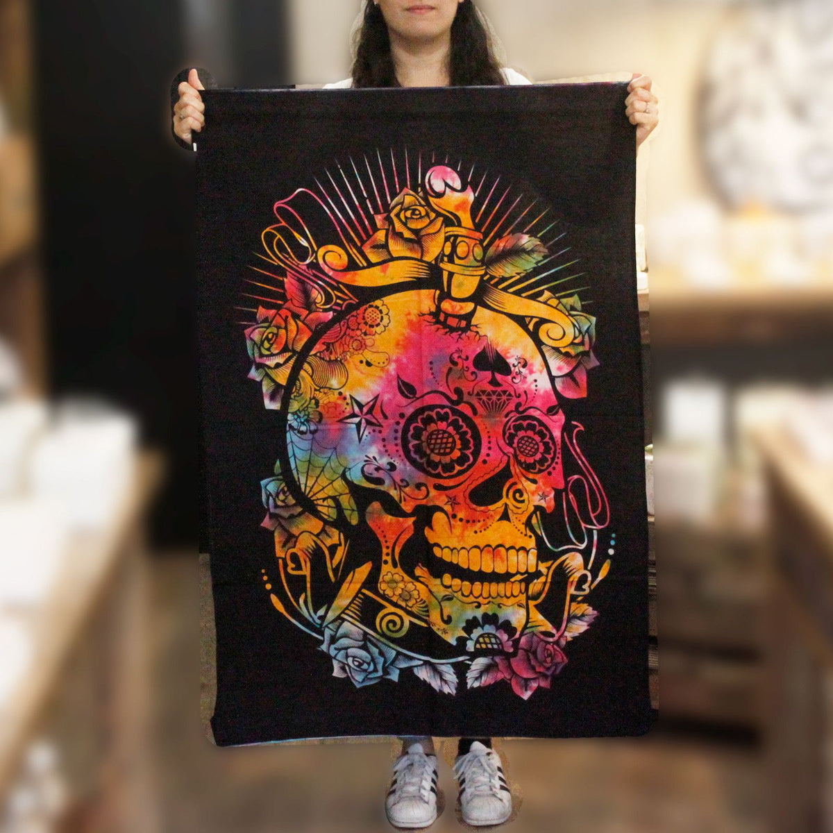 Cotton Wall Art - Day of the Dead Skull product image 2
