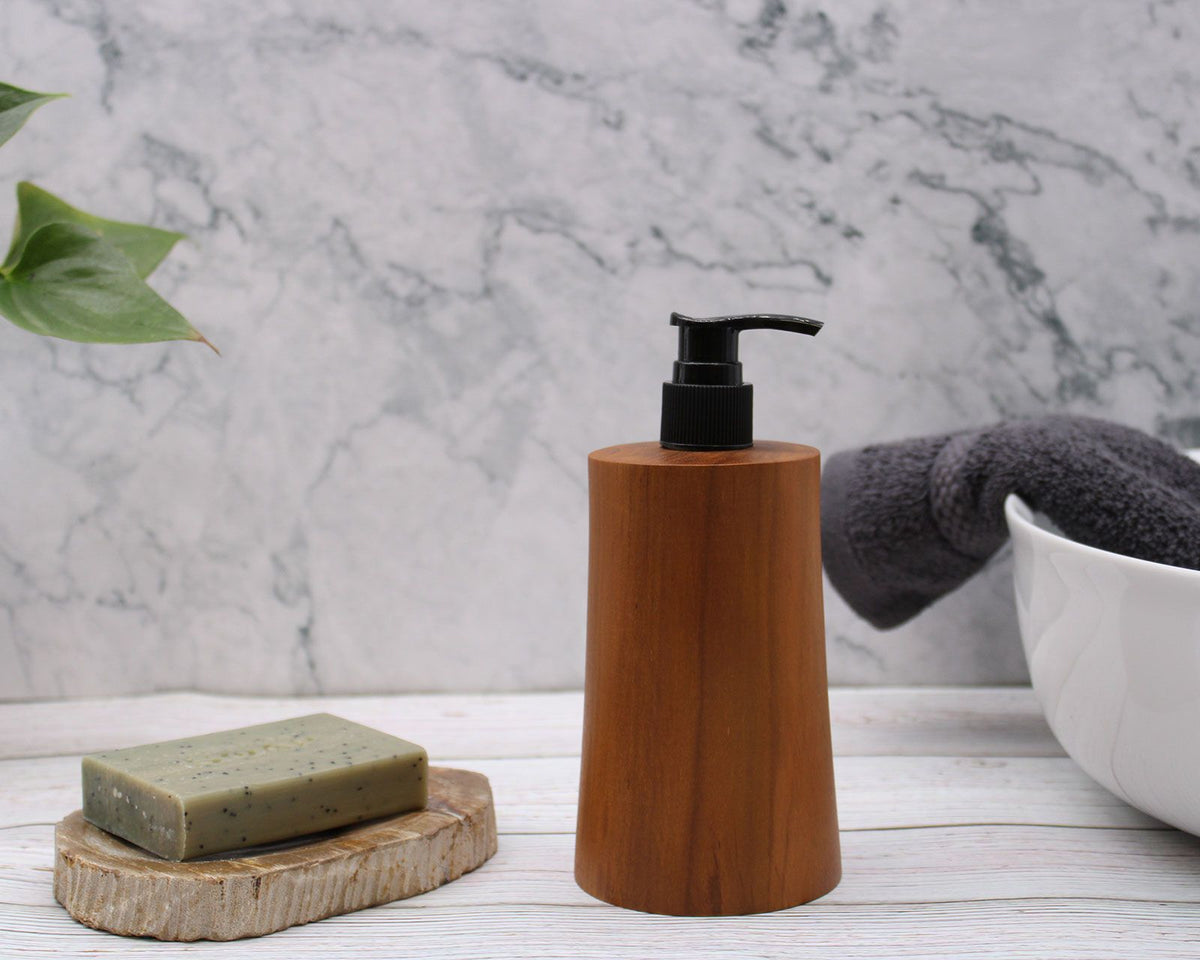 Natural Teakwood Soap Dispenser - Taper product image 12