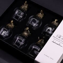 Gift Set of 6 Glasses (100ml) - Wild Forest Creatures - Antique Bronze product image 8