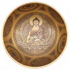 Pure Brass Etched Buddha - Set of 4 - Approx 3.85kg product image 18