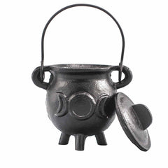 Cast Iron Cauldron with Triple Moon 6.5x13cm product image 3
