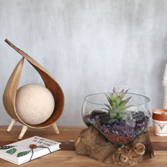 Molten Glass on Wood - Open Lrg Bowl product image 4