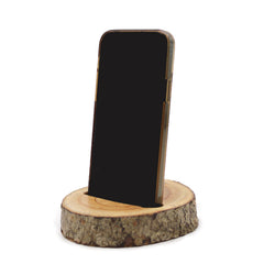 Small Log Phone Holder (slot) - Natural product image 4
