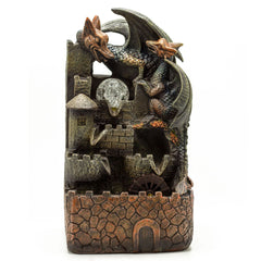 Tabletop Water Feature - 35cm - Dragons, Crystal Ball & Water Wheel product image 2