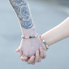Set of 2 Gemstones Friendship Bracelets - Support - Sodalite & Picture Stone product image 8