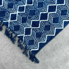 Handmade Indigo Runner - 170x60cm - Heerak Patern product image 3