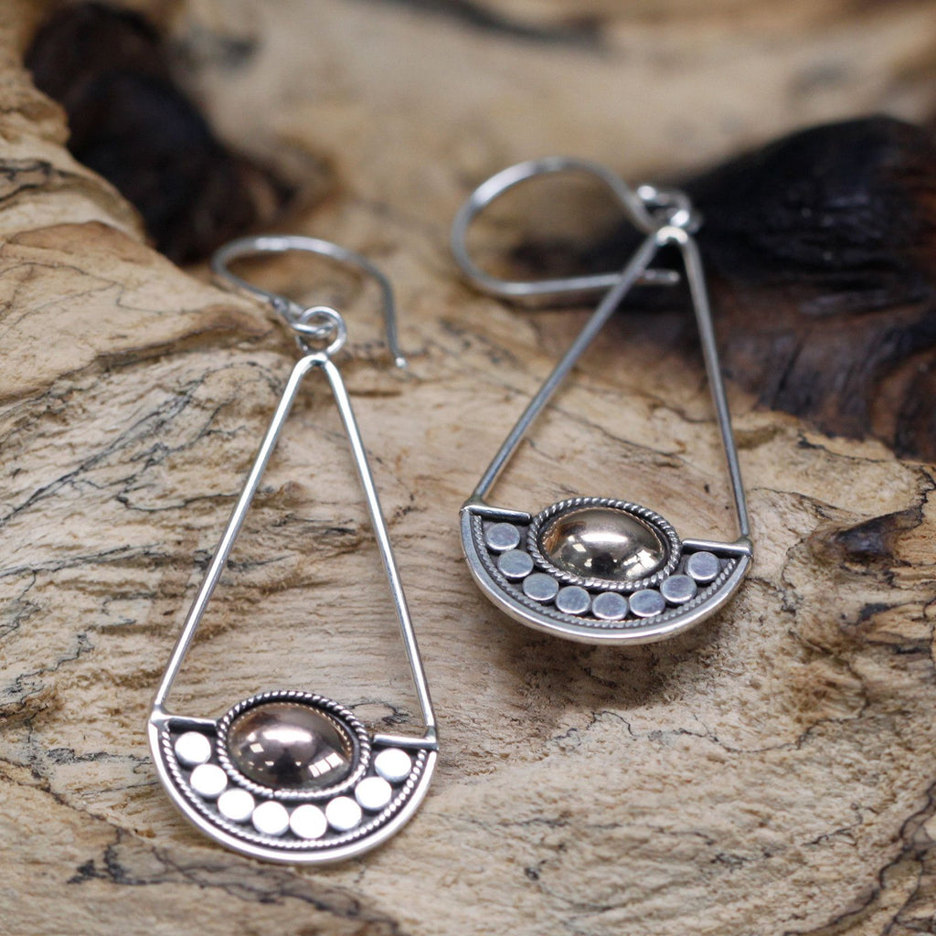 Silver & Gold Earring - Luna Balance product image 9