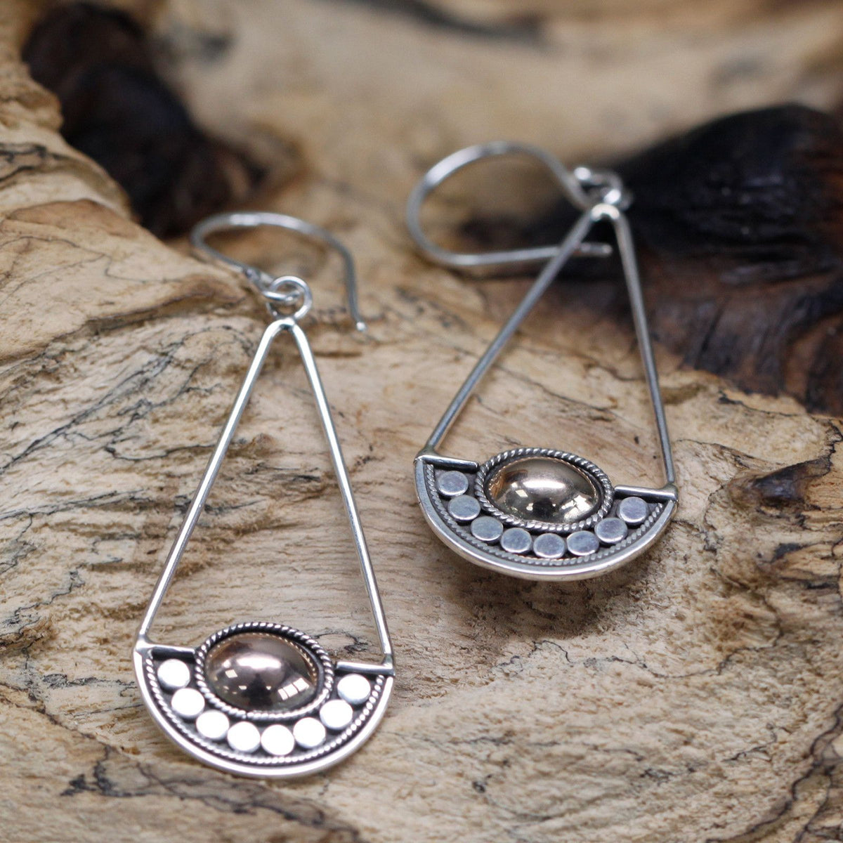 Silver & Gold Earring - Luna Balance product image 9