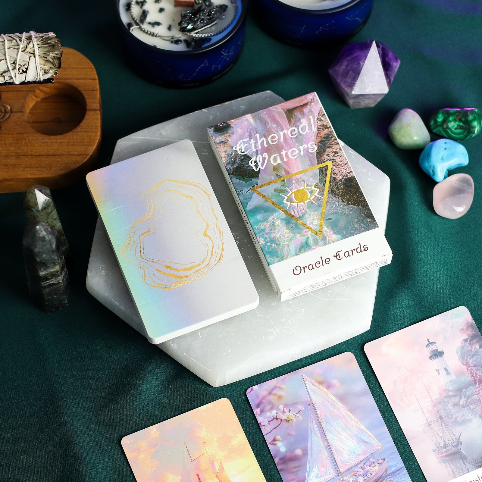 Ethereal Waters Oracle Cards - Sirens & Moonlight product image