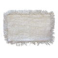 Linen Cushion Cover 30x50cm with fringe product image