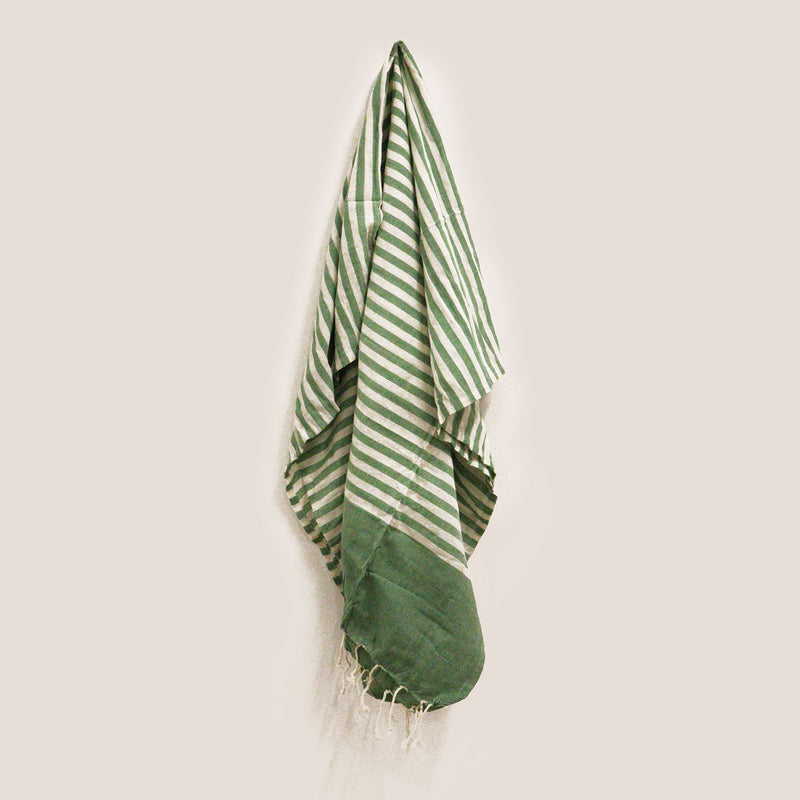 Cotton Pario Throw - 100x180 cm - Picnic Green product image
