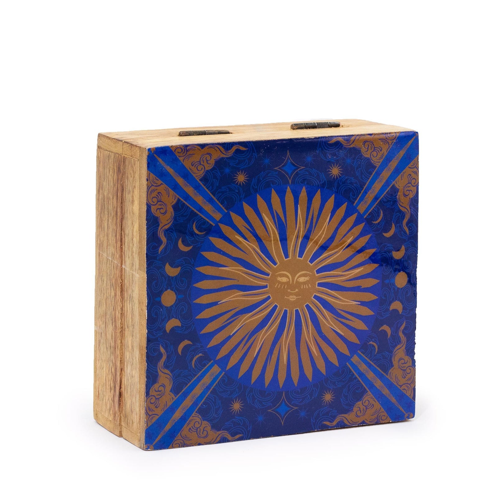 Hop Hare Medium Enameled Square Box - The Sun product image