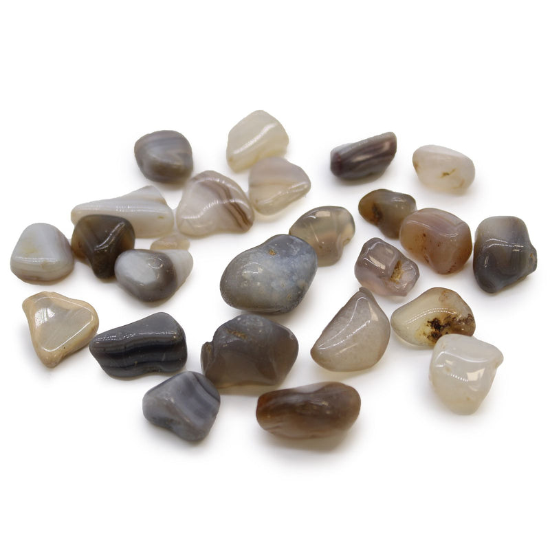 Small African Tumble Stones - Grey Agate - Botswana product image