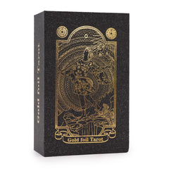 Gold Foil Tarot Set with Book - Gift Box product image