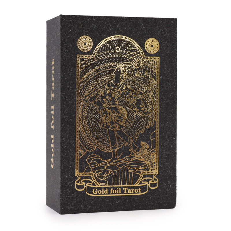 Gold Foil Tarot Set with Book - Gift Box product image