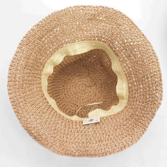 Nomad Sari Floppy Straw Sun Hat - Rose Blush product image 7