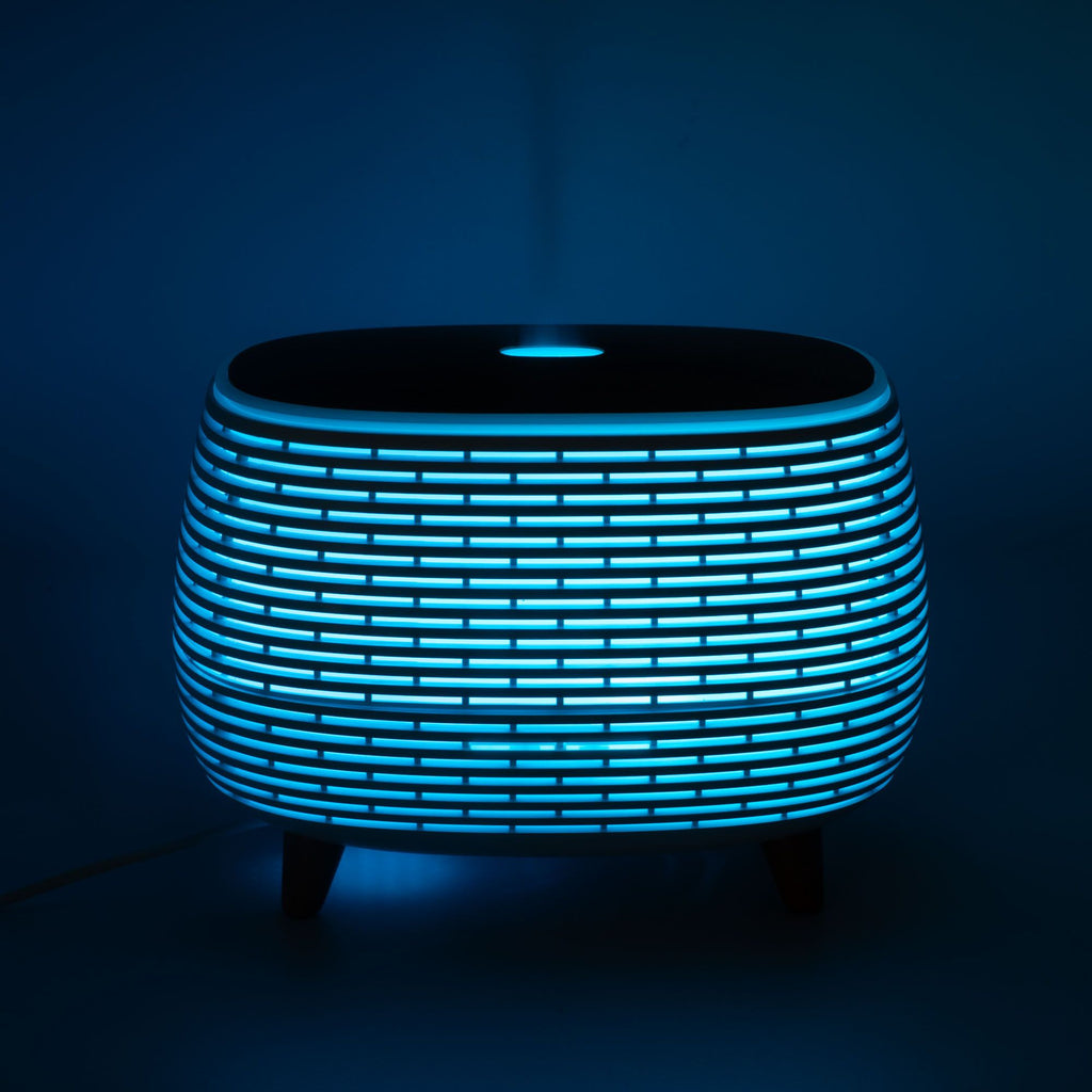 Futuristic Ribbed Aroma Diffuser with Colour-Changing Light product image 11
