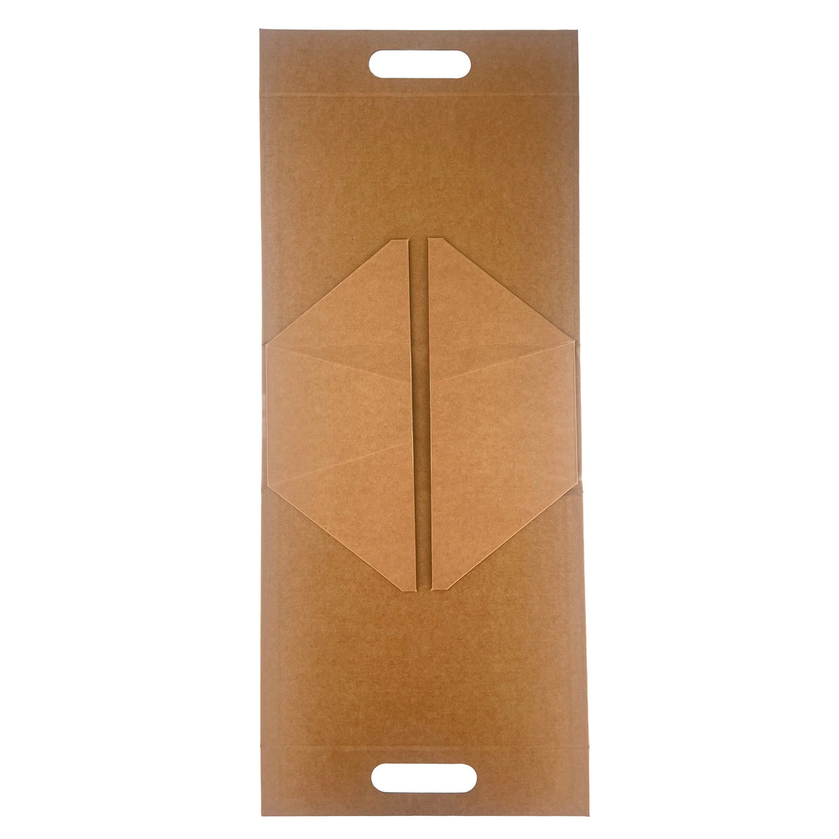 Flat Pack Gift Box - Hand Box (20x10x20cm) - Brown Craft - product image 2