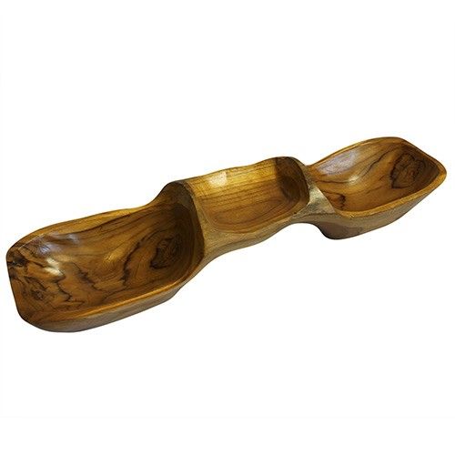 Teak Three Bowl Pyramid aprox 50cm product image