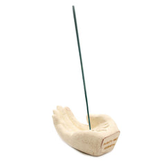 Hand Incense Burner - Lotus (white) product image 2