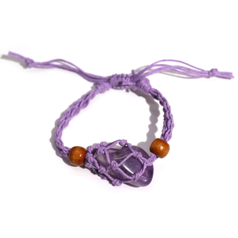 Gemstone Bracelet Cord - Purple product image